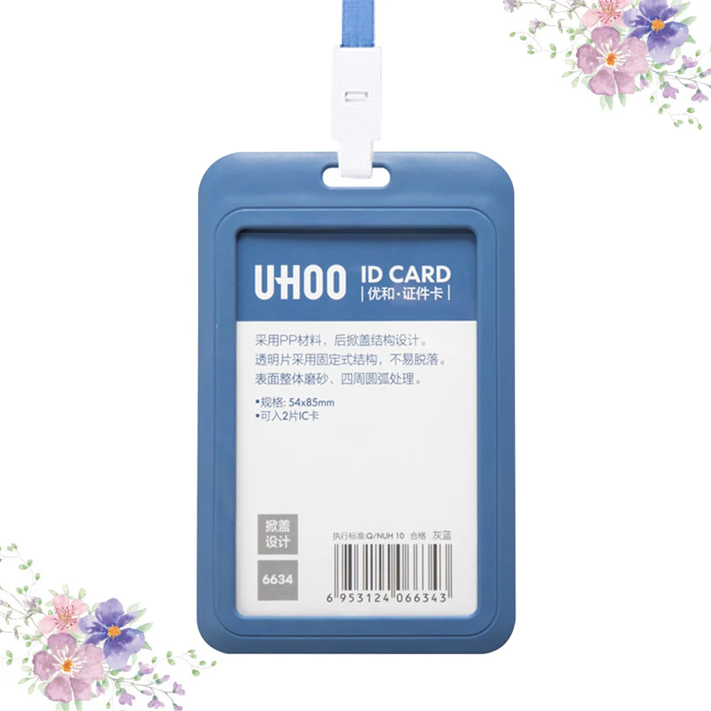 Badge Holder Lanyard Bus Bag Polypropylene Cover Work Protector ID Card Sleeves