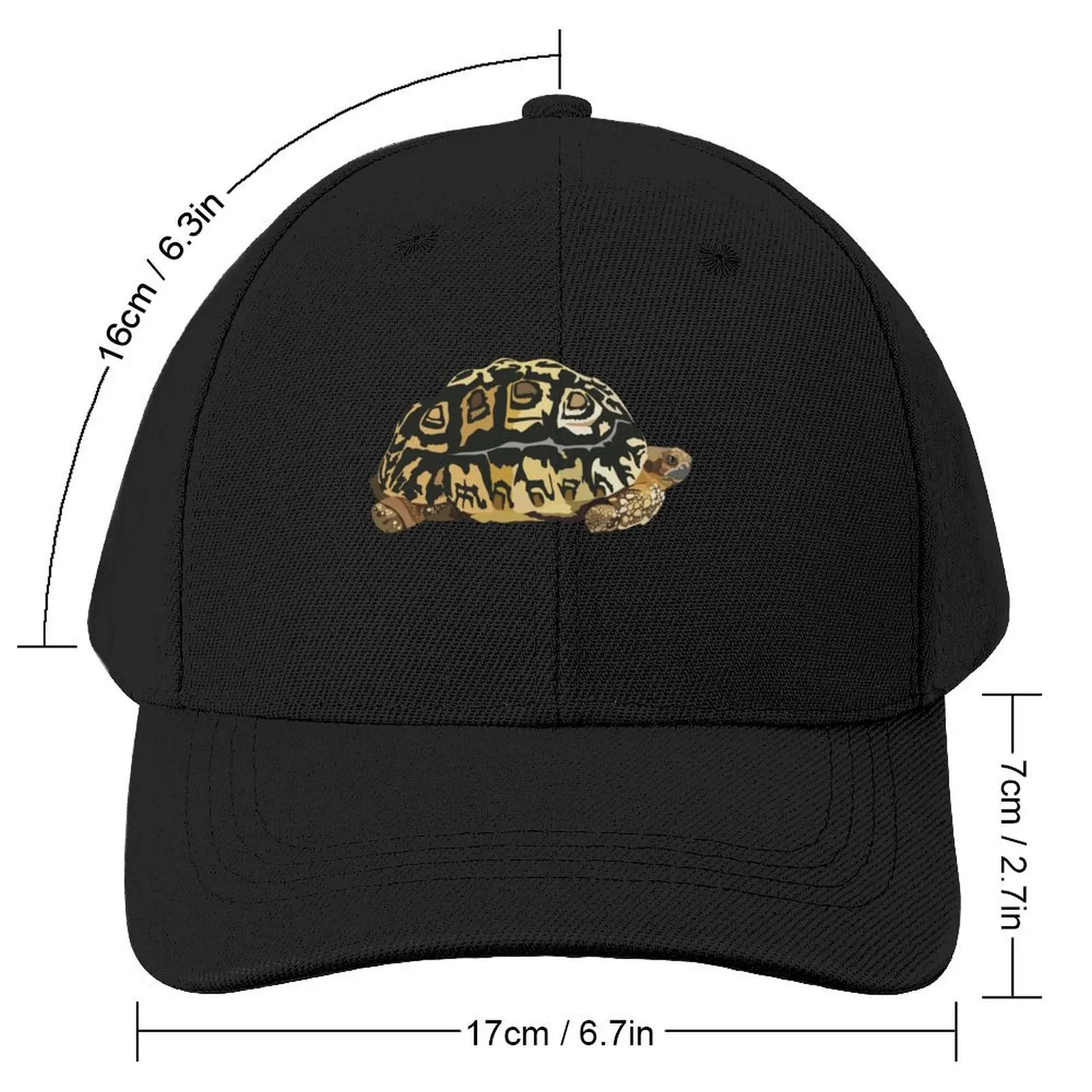 L is for Leopard Tortoise Baseball Cap Kids Hat Horse Hat Women Hats Men's