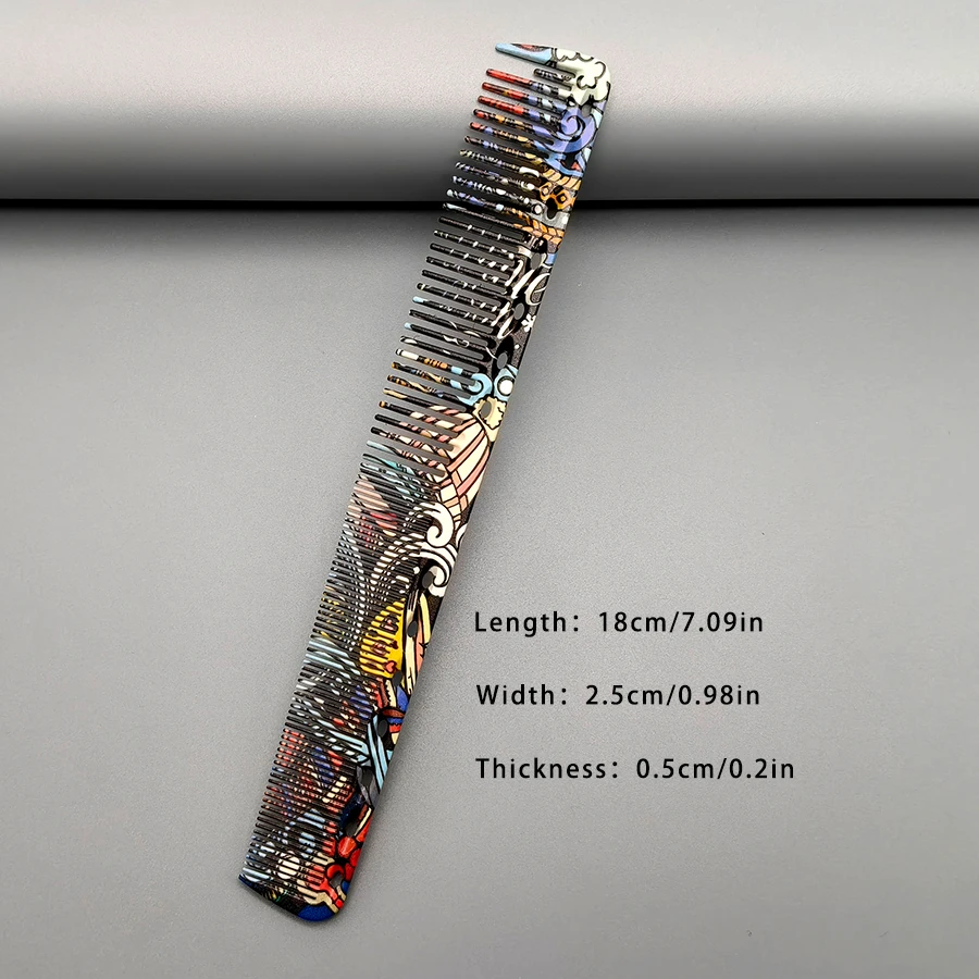 Hair Cutting Comb Set of Four, Professional Styling Hairdressing Comb Essential for Salon Stylists, Cutting Comb Set, Pointed Tail Comb, Hair Comb for Men/Women