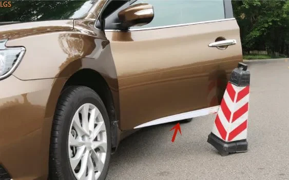 

For Nissan Sylphy 20102-2018 stainless steel Body trim strip Door trim strip Anti-Rub protection Decoration car accessories