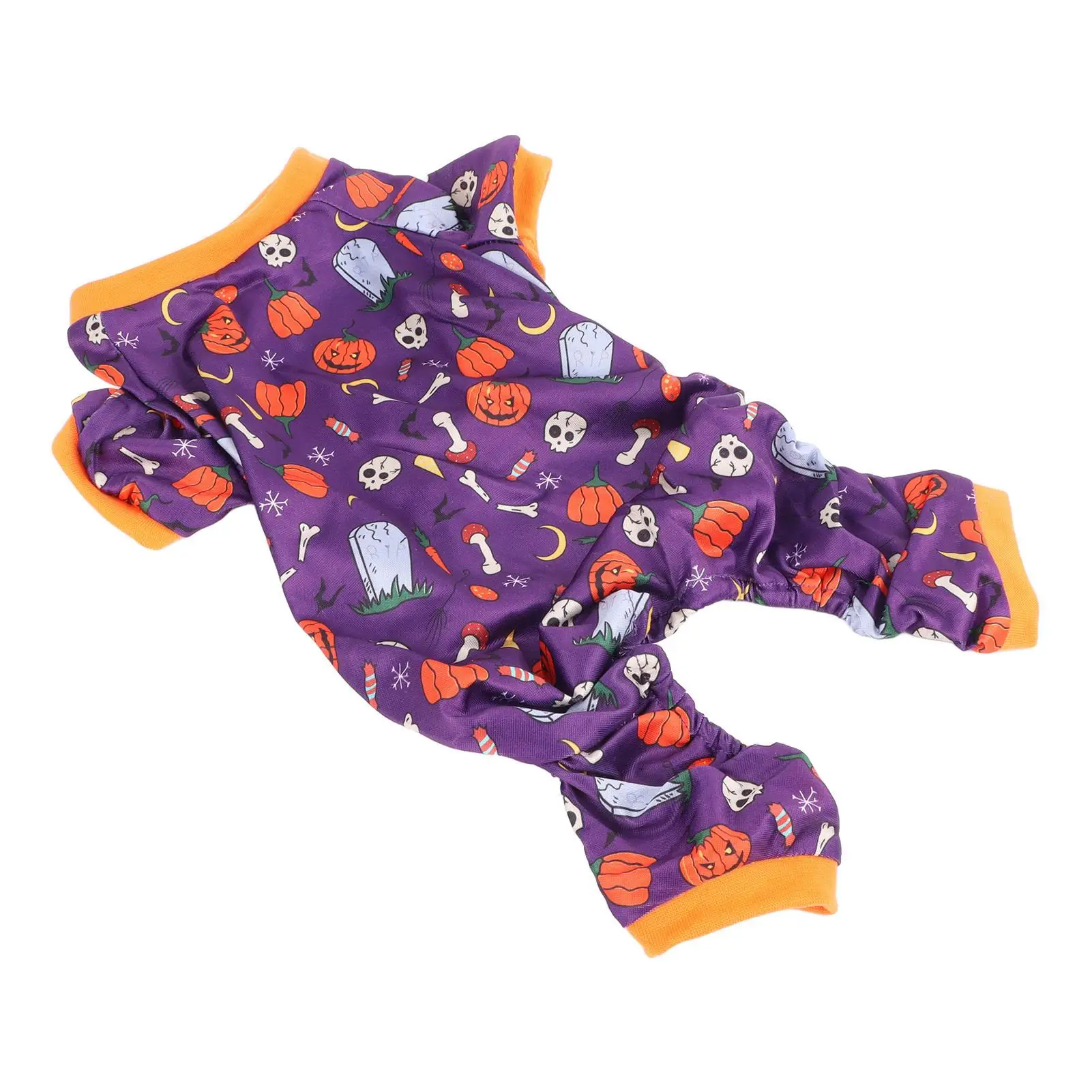 

Soft & Cozy Puppy Pajamas - Breathable, Elastic Cuffs, Halloween Designs, Varied Patterns for Dogs - Perfect for holiday Wear