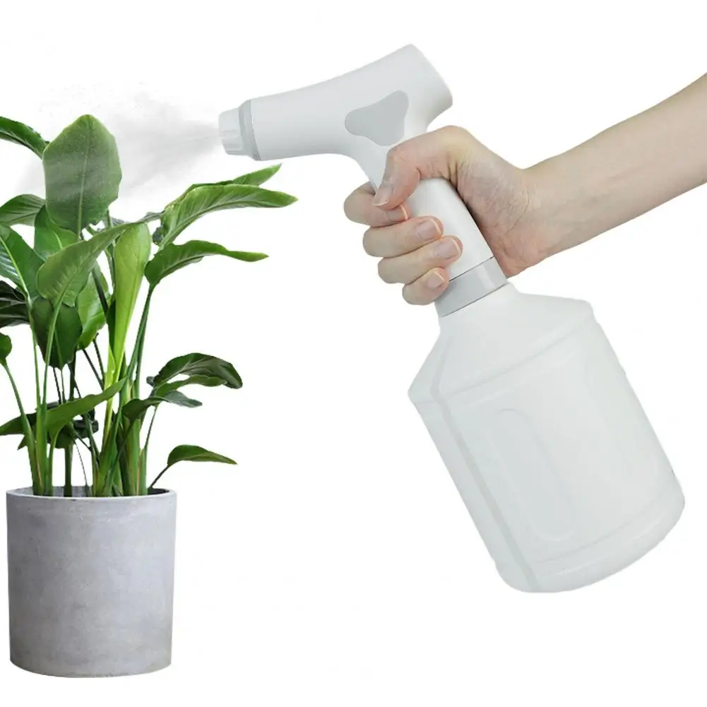 1L/0.26 Gallon Electric Spray Bottle USB Rechargeable Sprinkler With 2 Spraying Modes Automatic Watering Mister For Gardening