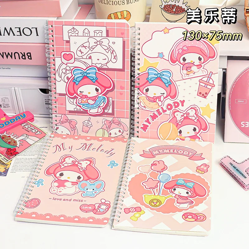 Cartoon Anime Sanrios Stationery Hello Kittys Kawaii Cute Student A5 Notebook Children Handbook Notepad Children\'s Gift