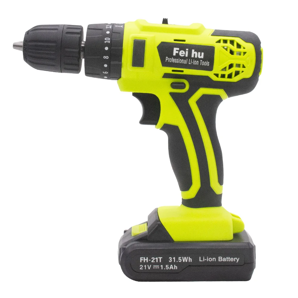Manufacturer Power Tools 21V Cordless Drill And Impact Driver For DIY Working