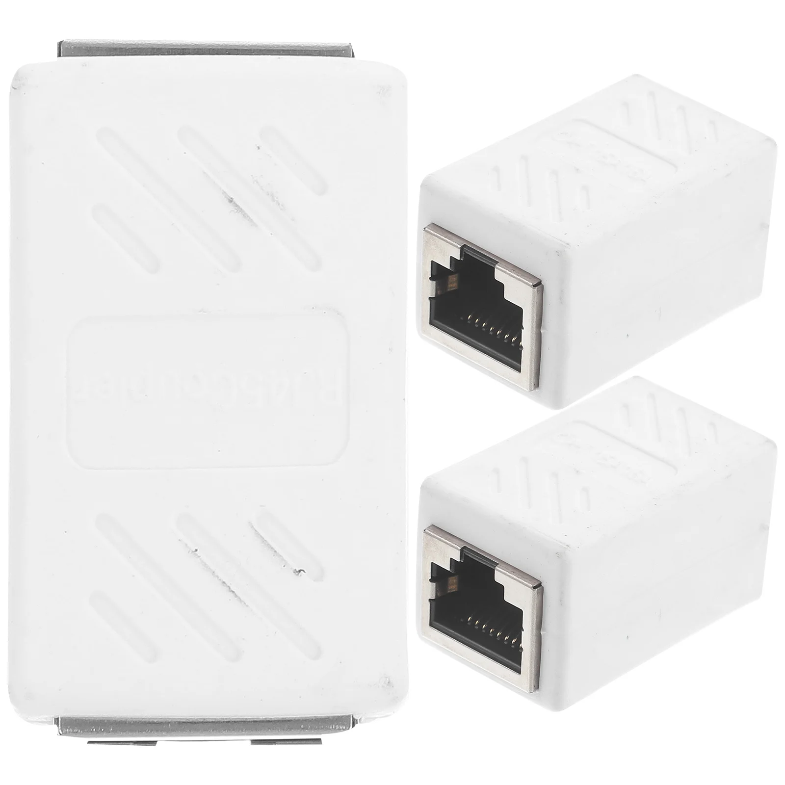 

3pcs Connectors Cat6 Coupler Ethernet Cable Adapter Female To Female Network Extender For High Speed Internet