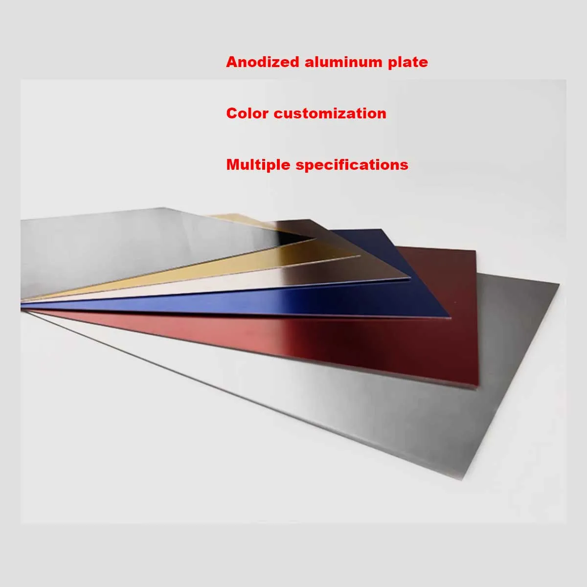 Gold Anodized Aluminum Plate/5052 Aluminum Alloy Plate Laser Cutting Processing Thin Plate 1mm Aluminum Sheet