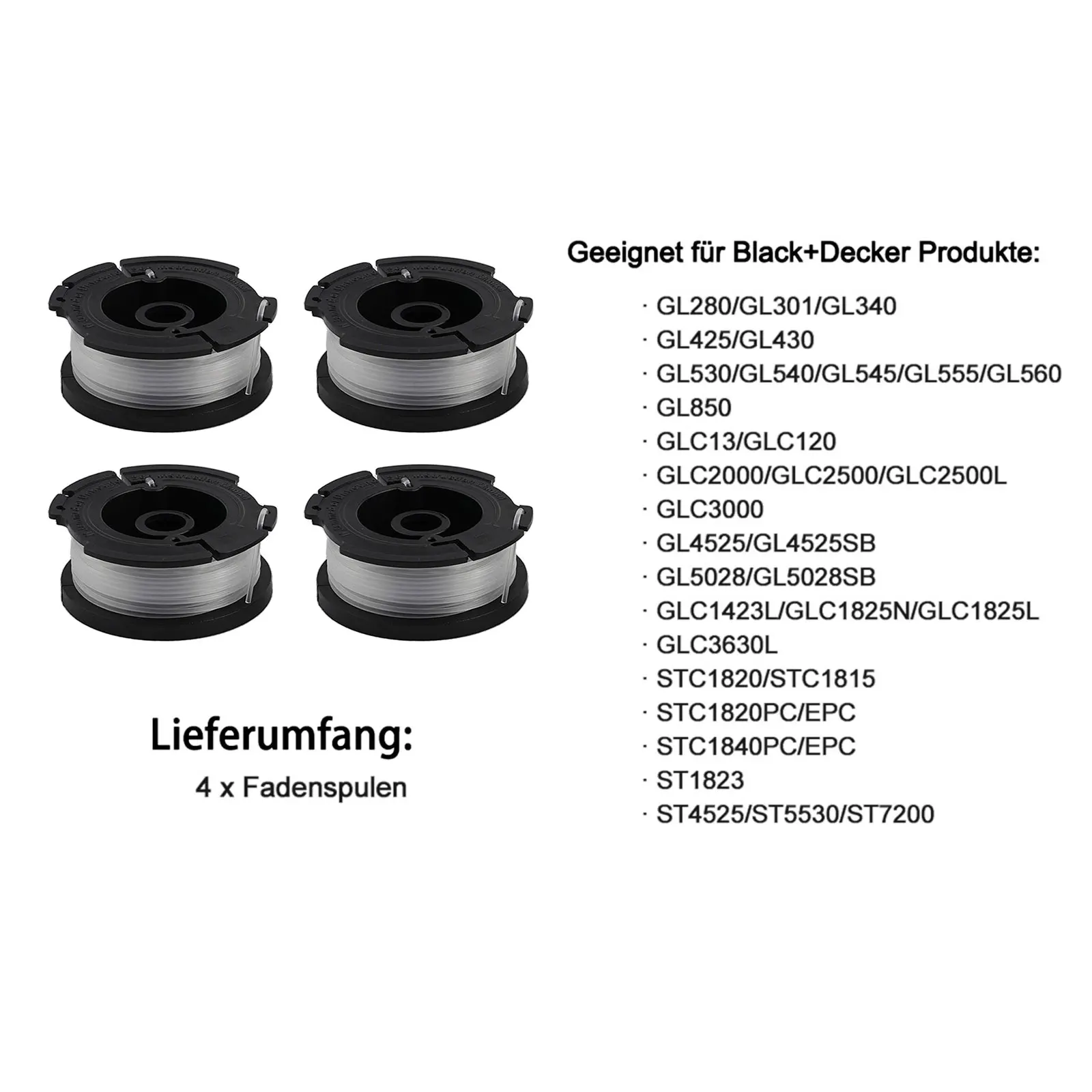High Quality 10pcs/set Brand New Thread Spool String Trimmer Parts For Black &Decker Spool Cover Spring Thread Spools GL230