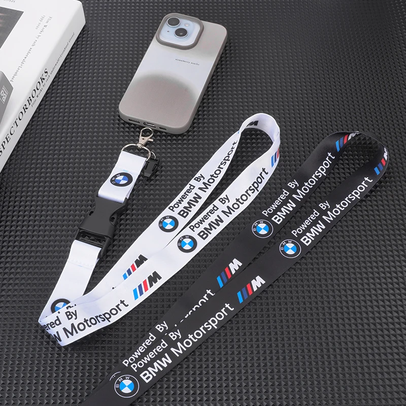 Cordón de nailon para llavero, soporte para llaves y tarjetas de identificación para BMW E46 E36 G20 E90 E60 F30 F10 E39 X1 M Performance Stickers