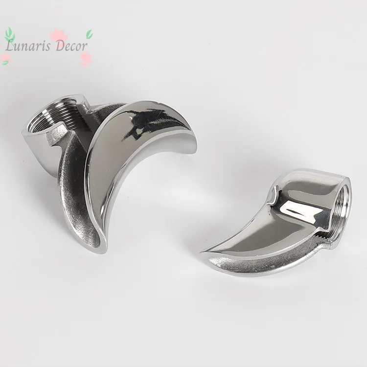 Semi-automatic coffee machine handle distributor nozzle, stainless steel drain nozzle, guide nozzle, single and double portions