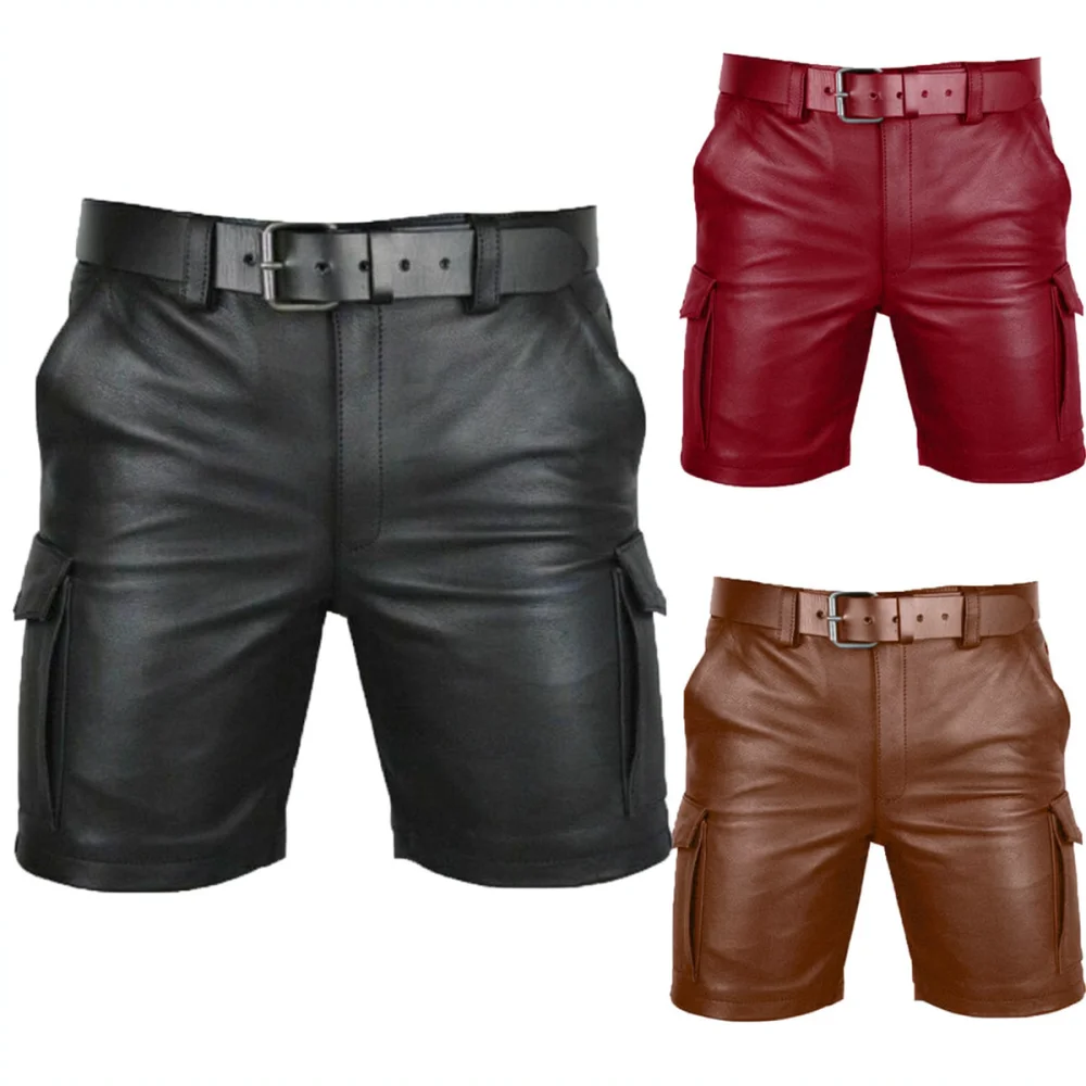 Retro Style Mens Summer Shorts Casual Solid Color Loose Fit Straight Leg Breathable Trendy Male Half Pants Beachwear Gear