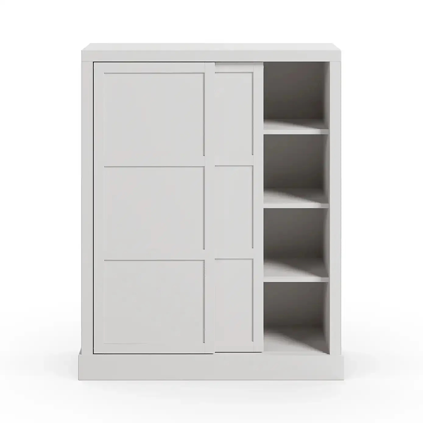 

xx-Living Room Entry Shoe Display White Melamine Shoe Shelf Cabinet*