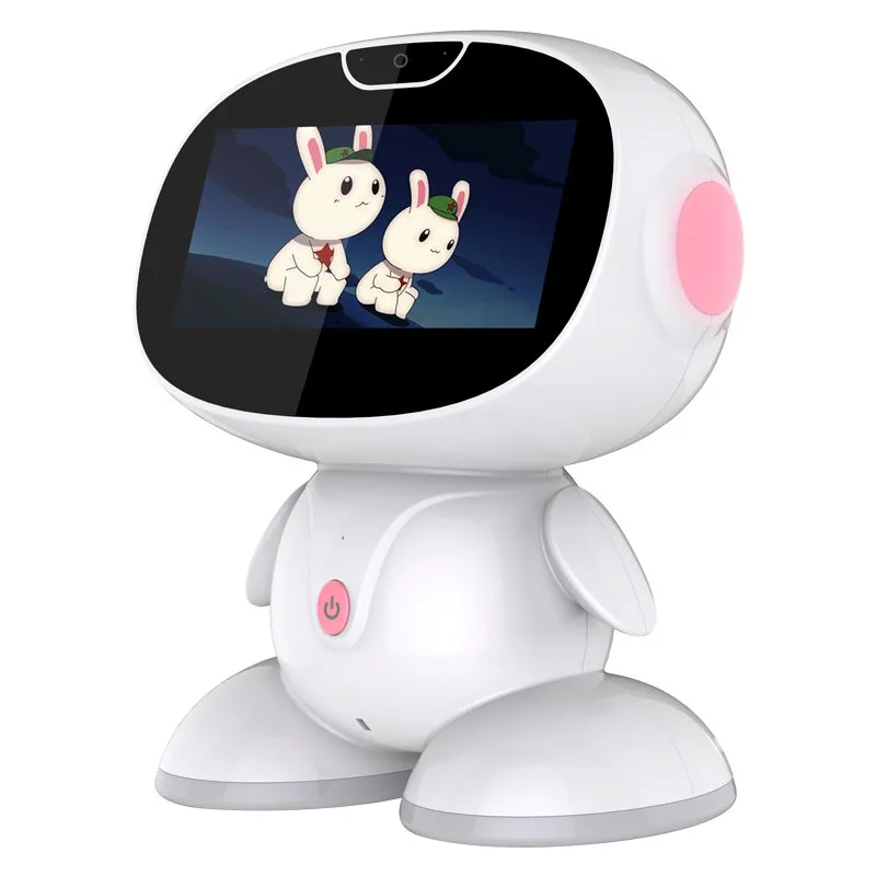 Children's smart robot toy AI dialogue 7-inch  screen dance video learning early education machine