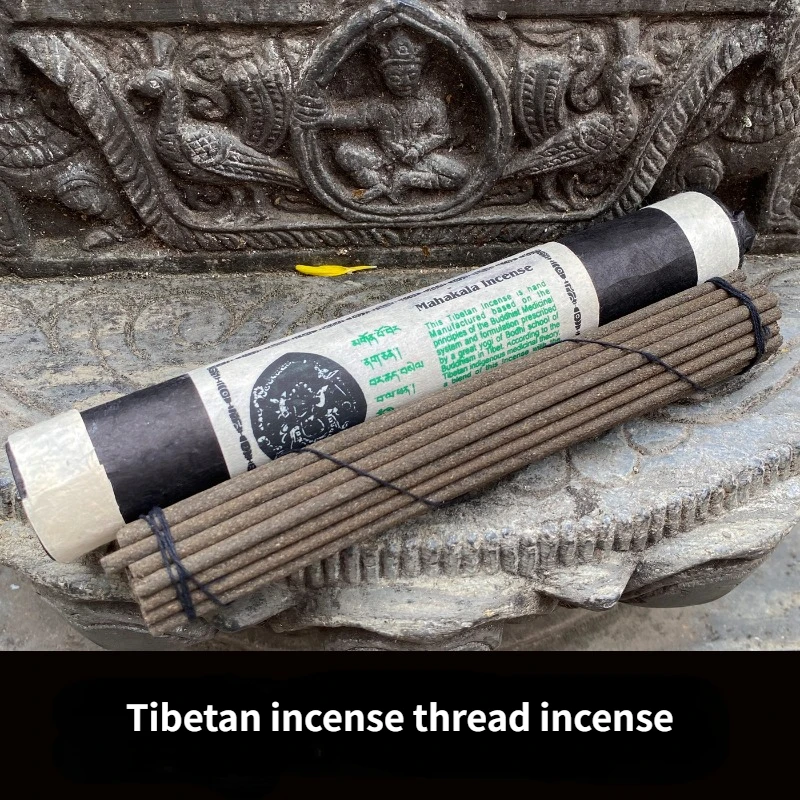 Natural Plant Handmade Thread Incense Tibetan Incense Purification Home Indoor Air Soothing Spiritual Meditation Aromatherapy