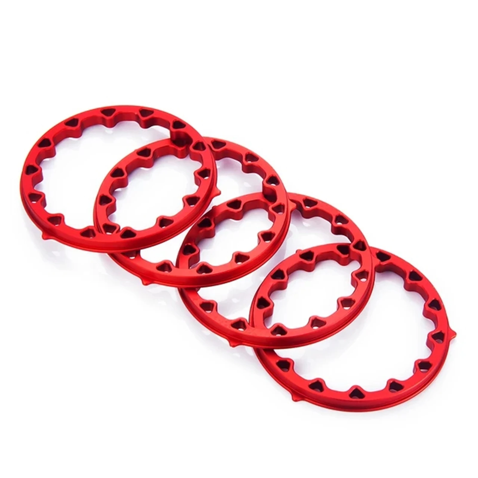 1/10 Aluminum Alloy CNC 3D Process Wheel Rim Outer Ring For FMS SCX10 D90 TRX4 TF2 CC01 Capra RC Car Part