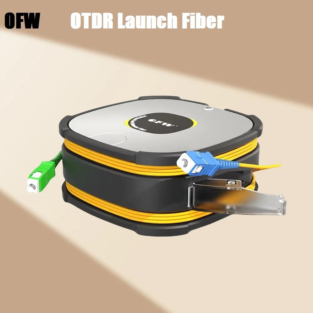 1000M OFW OTDR Launch Cable Fiber G652D Single Mode SC/FC Test Extension Cord Time Reflectometer Dead Zone Eliminatorr 1KM