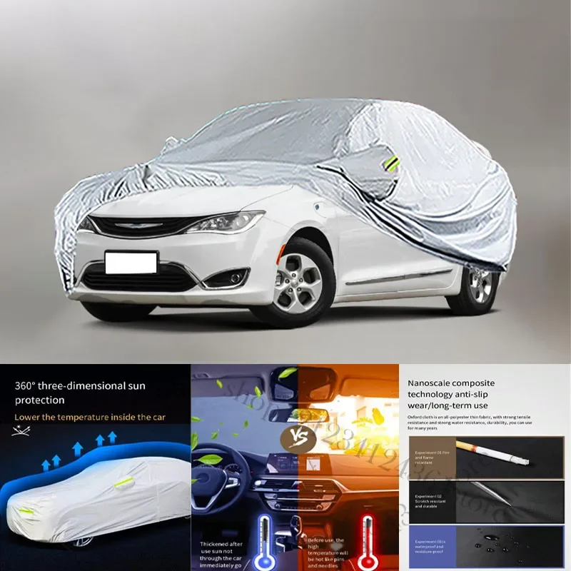 

For Chrysler pacifica fit Outdoor Protection Full Car Covers Snow Cover Sunshade Waterproof Dustproof Exterior Car cover