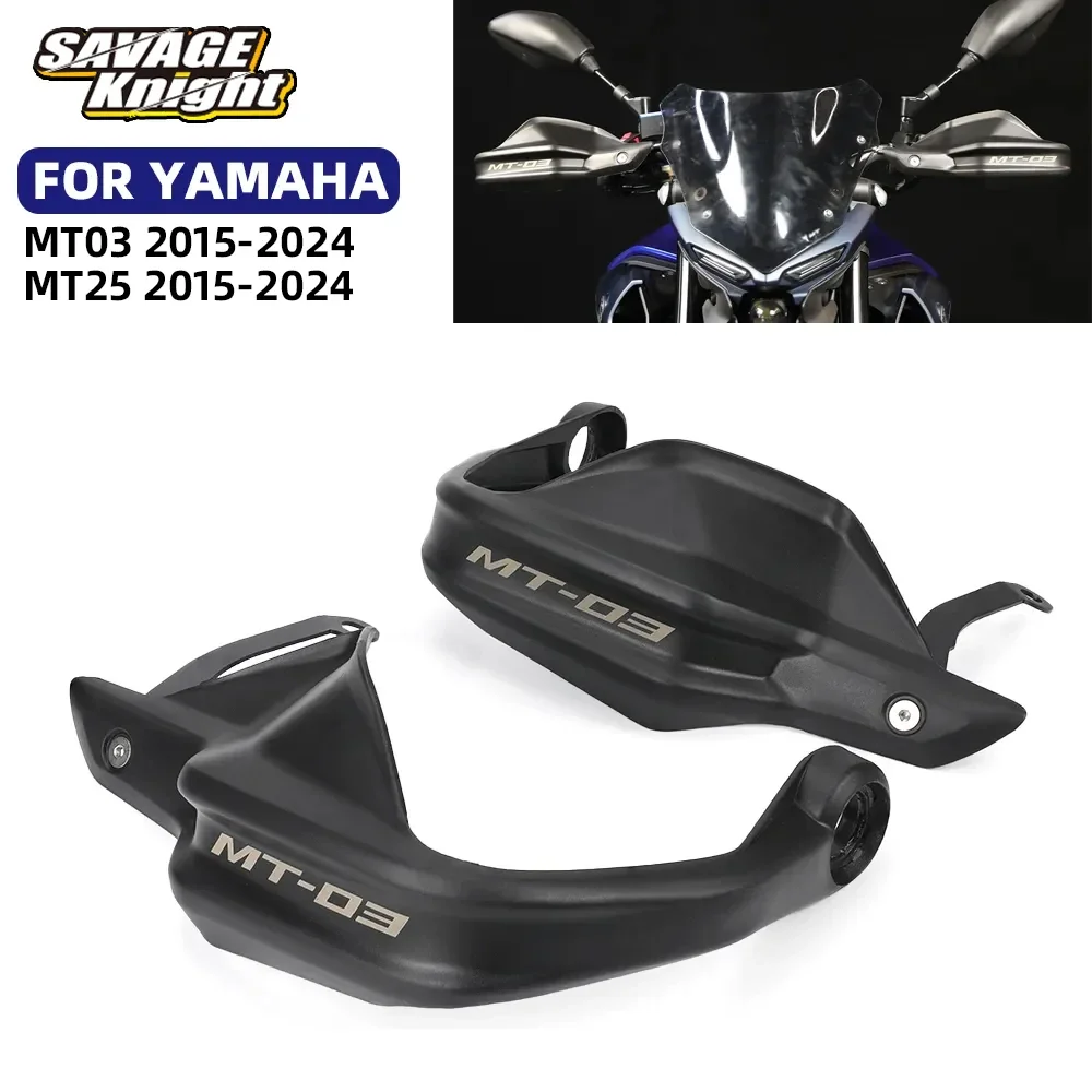 

MT 03 25 Handlebar Handguards Shield For YAMAHA MT03 MT25 2015-2024 Motorcycle Accessories MT-03 MT-25 Hand Guard Protector