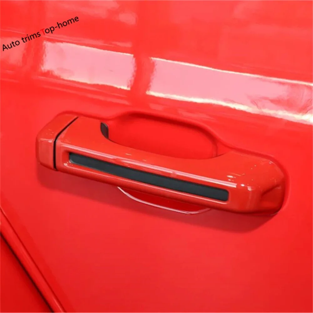 

Door Handle & Rear Tailgate Door Pull Decoration Frame Cover Trim Fit For Jeep Wrangler JL 4 Door 2018 - 2022 Car Accessories