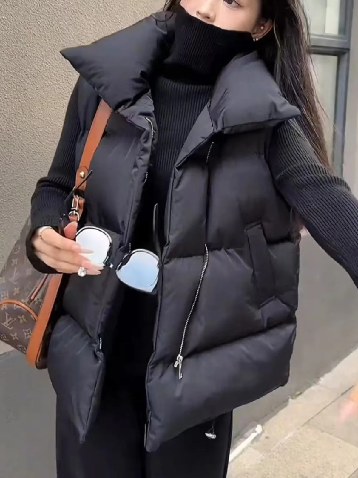 

Faionable ort Bread Sle Vest Women's Outerwear Winter New Arrival plus Size Comfortable Cotton Jaet Outer Layer