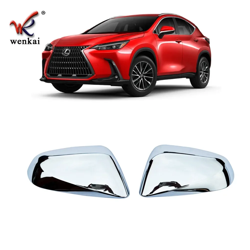 Car Accessories For Lexus NX260 350h 2022 ABS Chrome Rearview mirror cover Trim/Rearview mirror Decoration car stickers