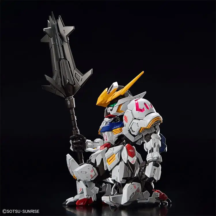 BANDAI MGSD Gundam Barbatos Q-wersja ASW-G-08 edycja standardowy zestaw modeli do składania Strike Freedom figurki jednorożca oryginalne