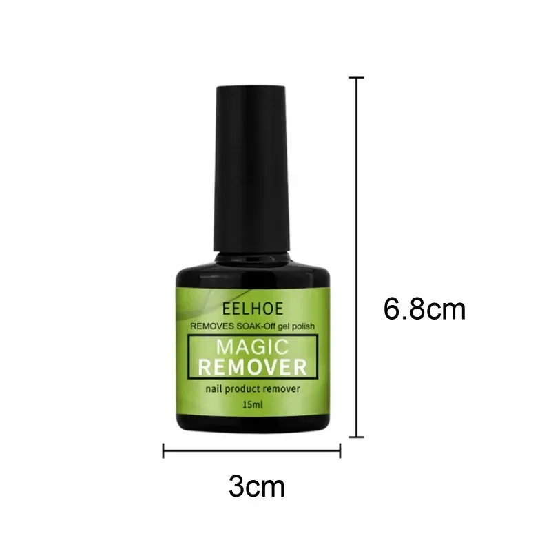 3-5 Mins Fast Remover Magic Remover Gel Nail Polish 15ml Soak Off UV LED Burst Removal Cleaner Nail Art Tools Manicure Cleaner