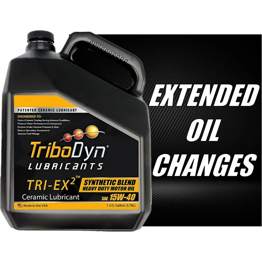 TRIEX2 15W40 زيت محرك صناعي عالي التحمل مع طلاء سيراميك حاصل على براءة اختراع لإصلاح الملابس لمحركات عالية الأداء مثالية f #5