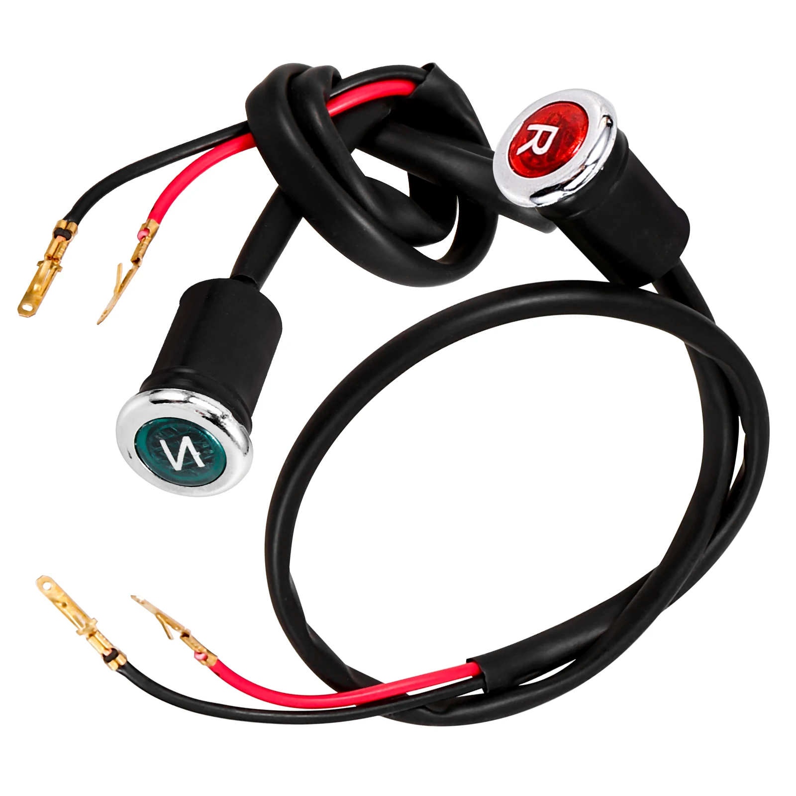 

Diode Indicator Light 1 Pair Red Reverse Neutral Motorbike Gear LED Signal Display Off Road Vehicles Accessories