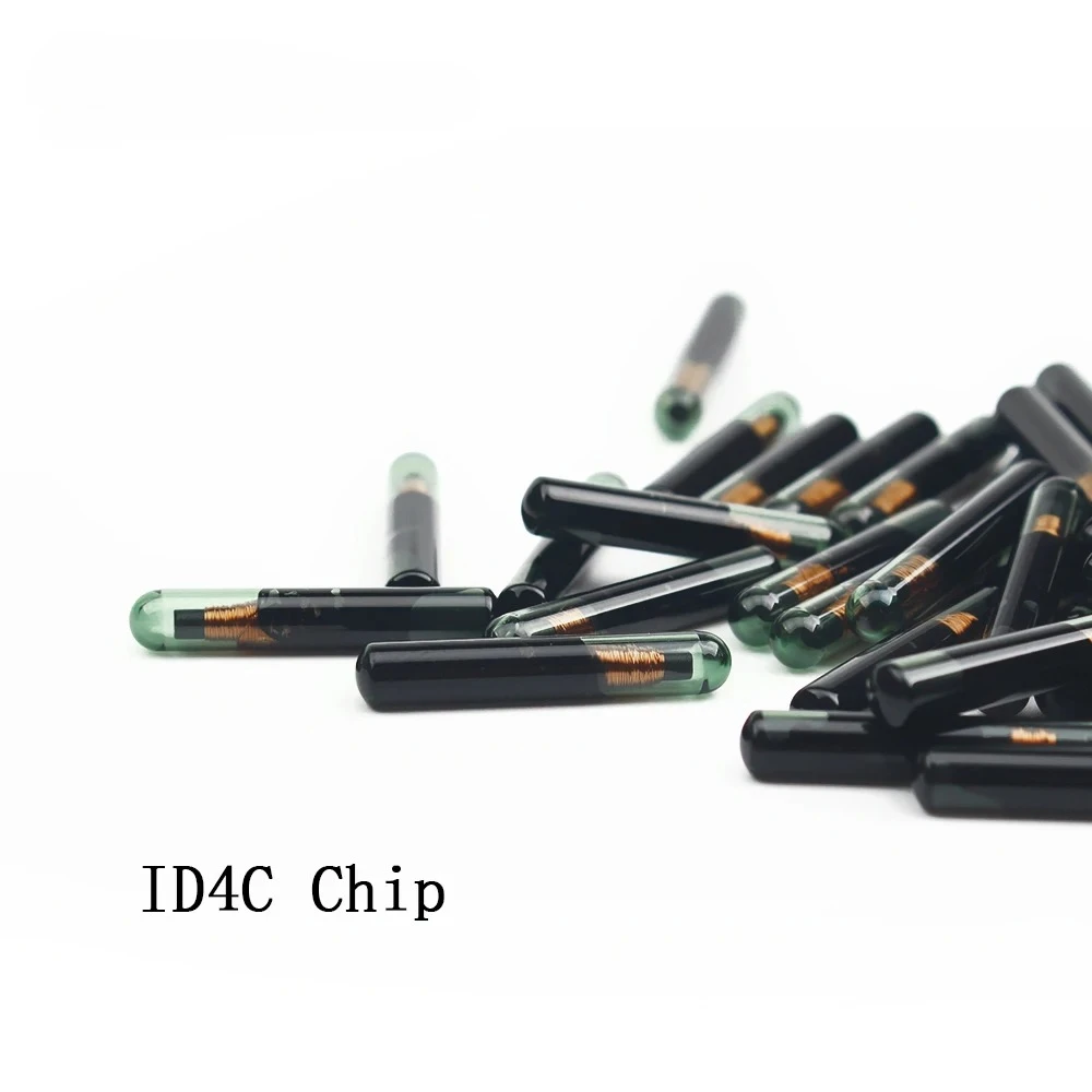 ชิปกุญแจรถยนต์คุณภาพสูง ID4C ชิปเปล่าแบบแก้ว ชิปทรานสปอนเดอร์ ID4C ชิปแก้ว TP02 ชิปทรานสปอนเดอร์