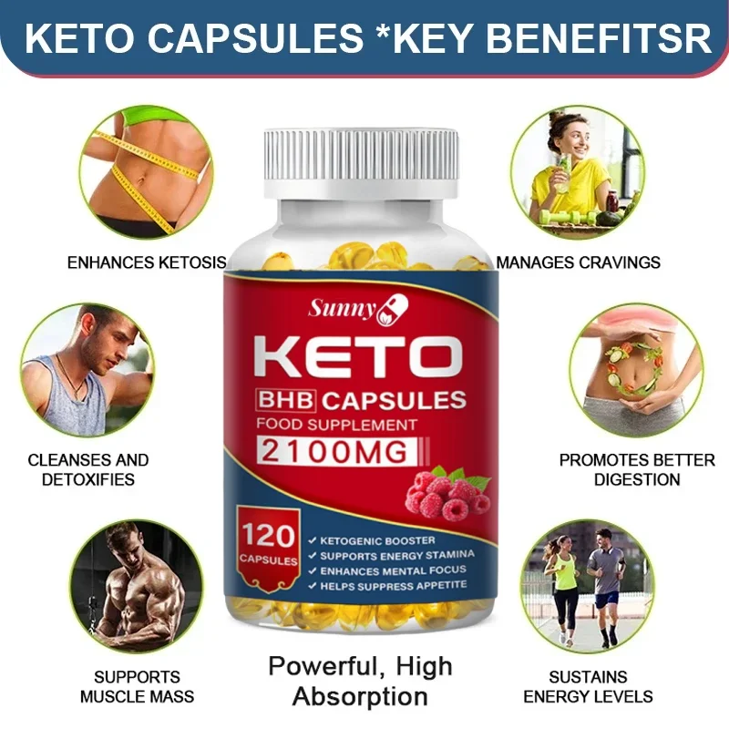 Fat Burning Weight Loss Keto Softgels - Helps with better body calorie breakdown, weight management and health