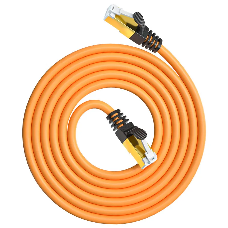 High Flex Cat 8 Ethernet Cable Heavy Duty High Speed Internet Network Cable 26AWG Network Wire, 40Gbps 2000Mhz SFTP Patch Cord