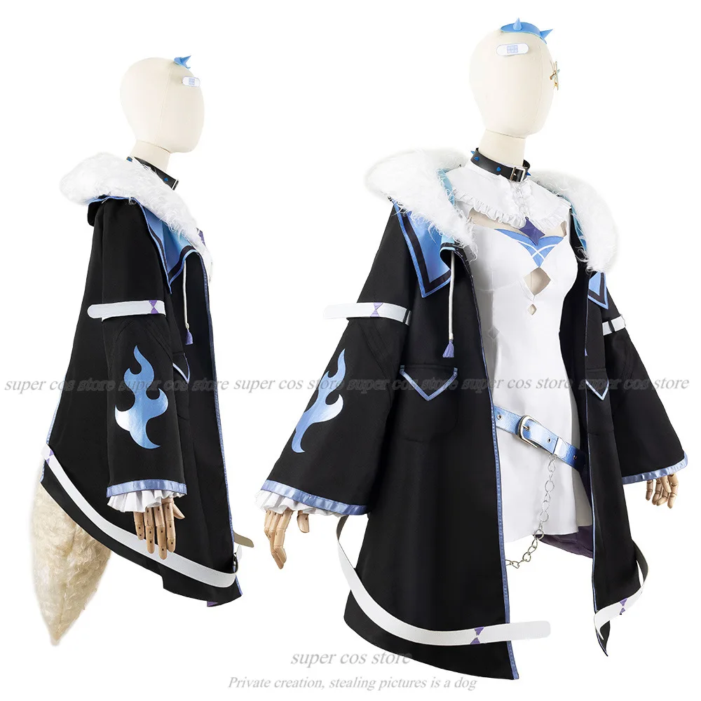 In Stock Fuwawa Mococo Abyssgard Cosplay Costume fwmc Hololive EN Advent 3rd Generation Fuwa Moco Holo Girl Set Wig