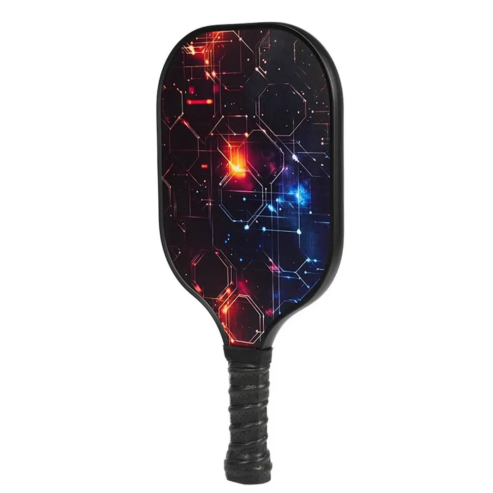 

1Set Lightweight Kid Pickleball Paddle Single with Ball Pickleball Racket Cartoon Honeycomb Core Pickleball Accessory