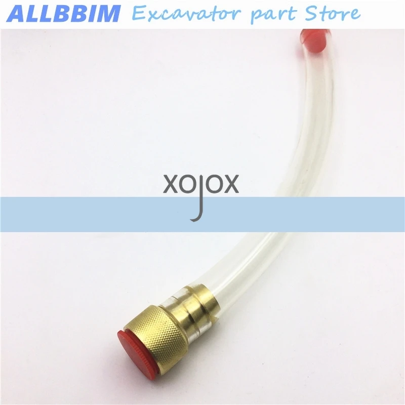 XOJOX For Volvo 140 210 240 290 360 Oil pan drain valve drain pipe oil high quality Excavator accessories