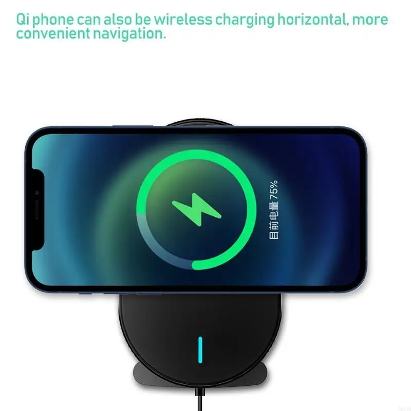 

M5TB Cell Phone Holder Wireless Fast Charging for All Mobile Phones