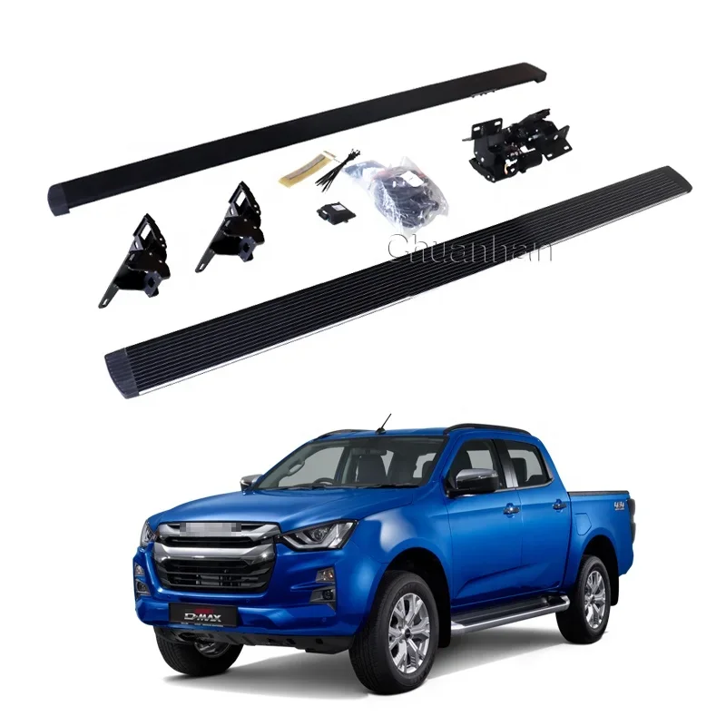 

Pickup Aluminum Alloy PowerStep Electric Running Boards Tacoma Side Steps for Range Electric Side Step