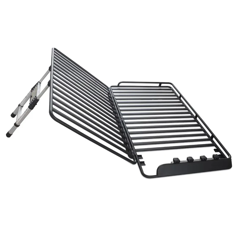 

Aluminum 4x4 Accessories Luggage Bicycle Rack Car Roof Rack Folding 60-75 kg Load Capacity