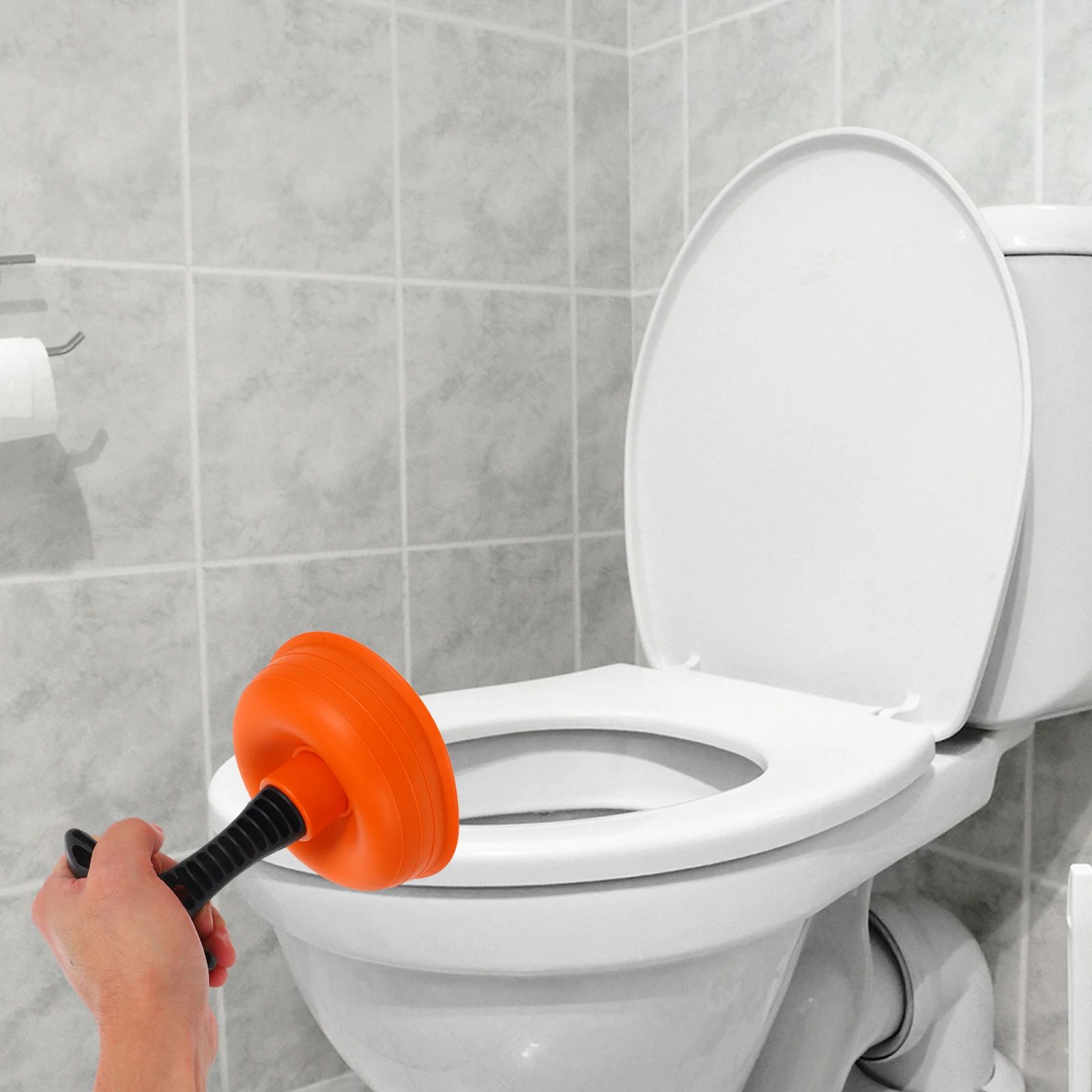 

Mini Sink and Drain Plunger Handheld Powerful Suction Toilet Kitchen Bathroom Unclogger Hair Debris Removal Tool