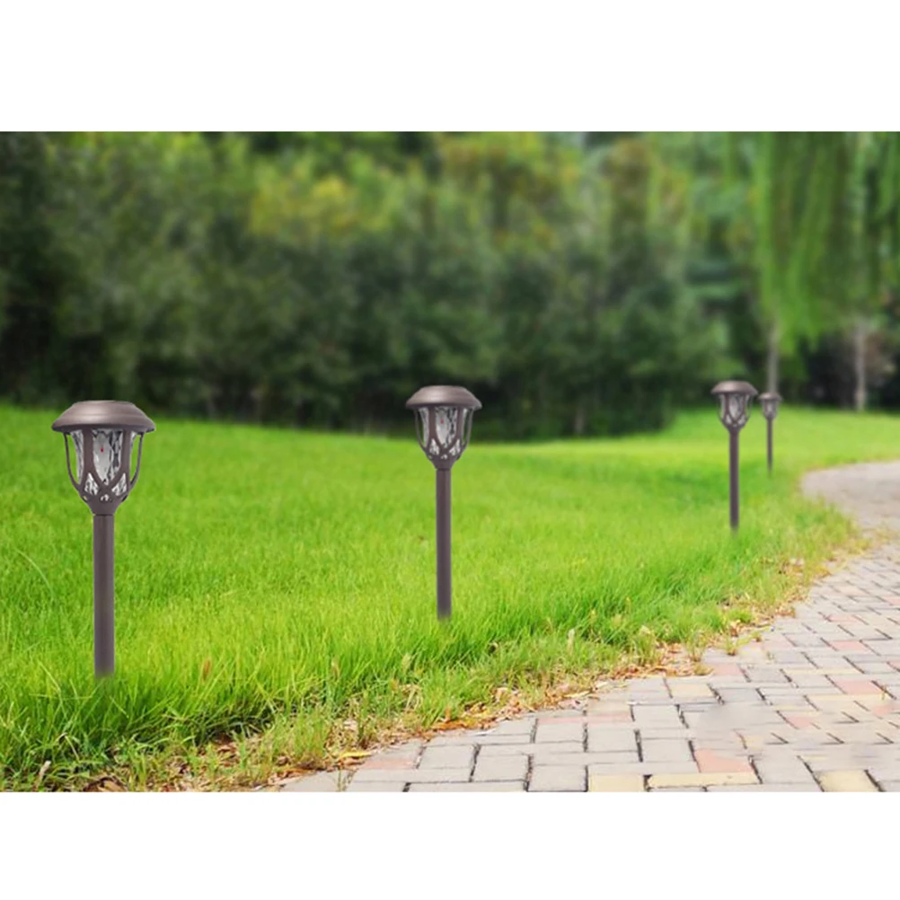 

Solar Garden Light Outdoor Ground Plug Lights Decorate Pathway Lamps Led for outside