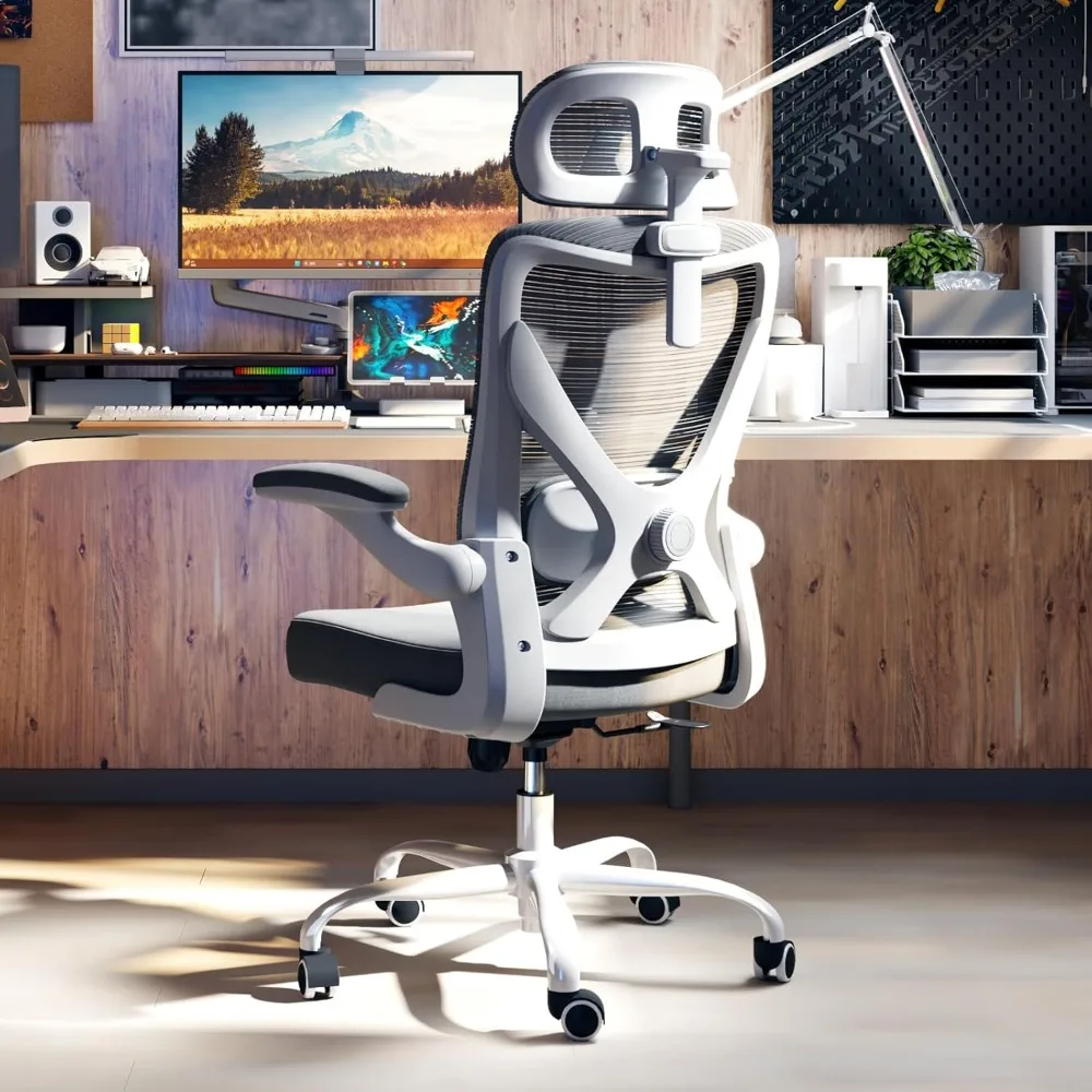 Office Chair - X-Shaped Computer Desk Chair Comfy, Gaming Chair, Office Chair with Lumbar Support, Mesh Office Chairs