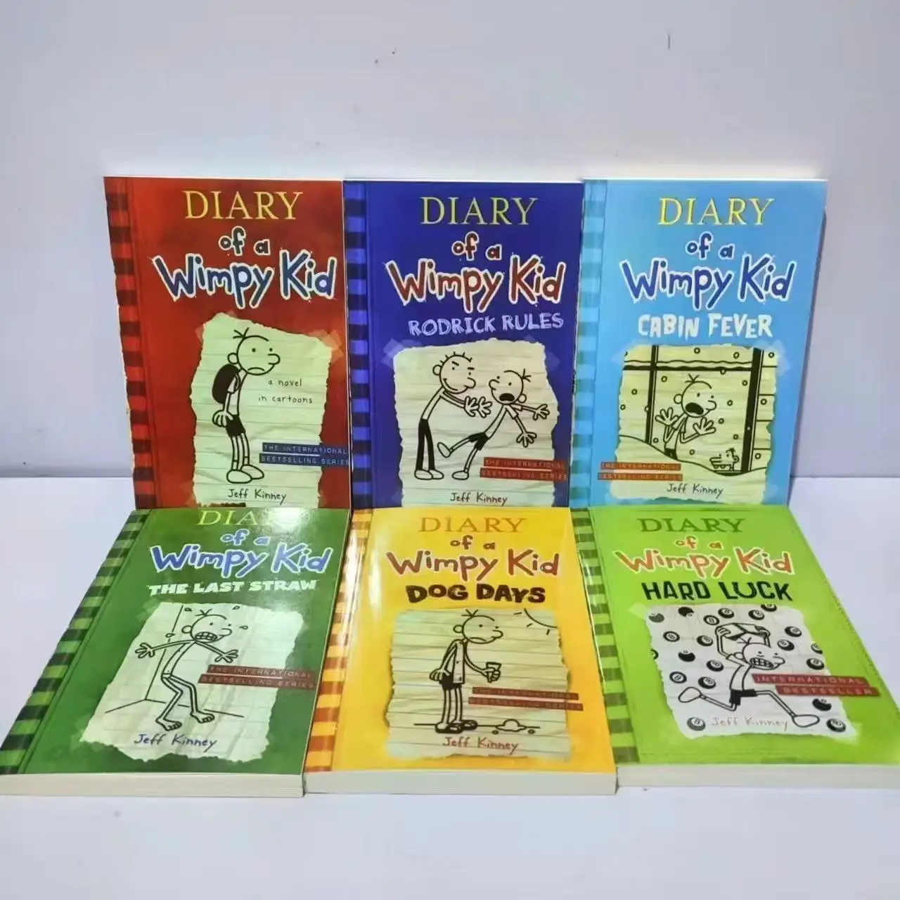 

Дневник Wimpy Kid, комический роман, сборник рассказов, 8 книг/набор, 1-8/9-16, английские дети чтения, литература, подарок