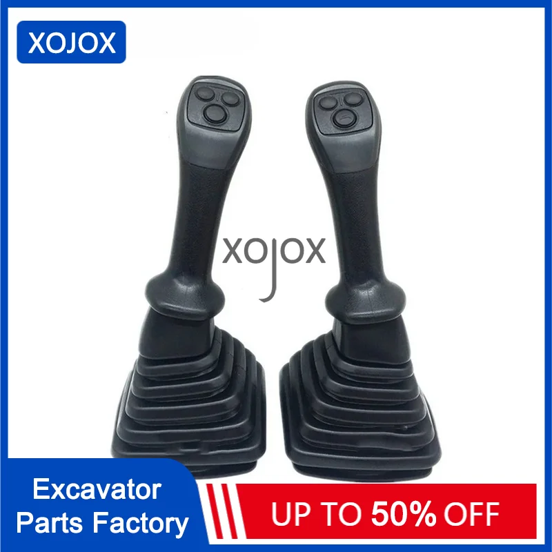 XOJOX For Wheel Digging Modified Clamping Clamping Wood Grabber 4 Button Joystick Handle Glue Iron Grabber Excavator Parts