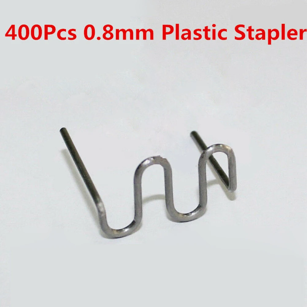 

400pcs 0.8mm Hot Staples For Car Bumper Flat Stapler Repair Pre-cut Wave Welding Nail Brand New And High Quality