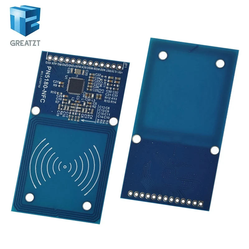 GREATZT PN5180 Lettore/Scrtore NFC RF I Sensor ISO15693 RFID ad Alta Frequenza per Schede IC ICODE2 per Arduino  502