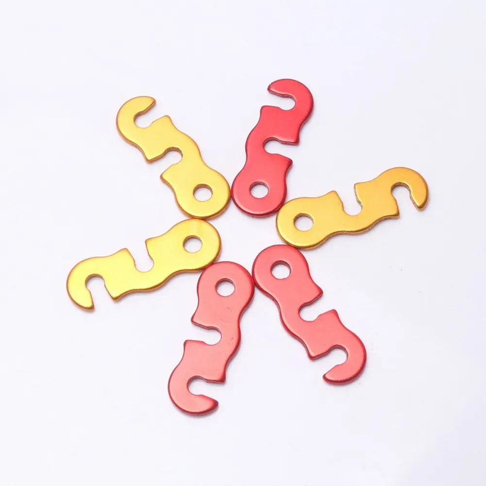 Aluminum Alloy Buckle Kit 10pcs for Tent Guy Line Tension Control Featuring Low Weight and High Durability Outdoors
