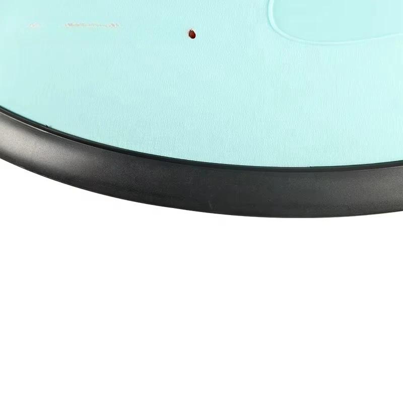 Logo PVC Balance Ball with Resistance Band and Pump Balance Half Pilates Flat Ball Balance Yoga Trainer Workout
