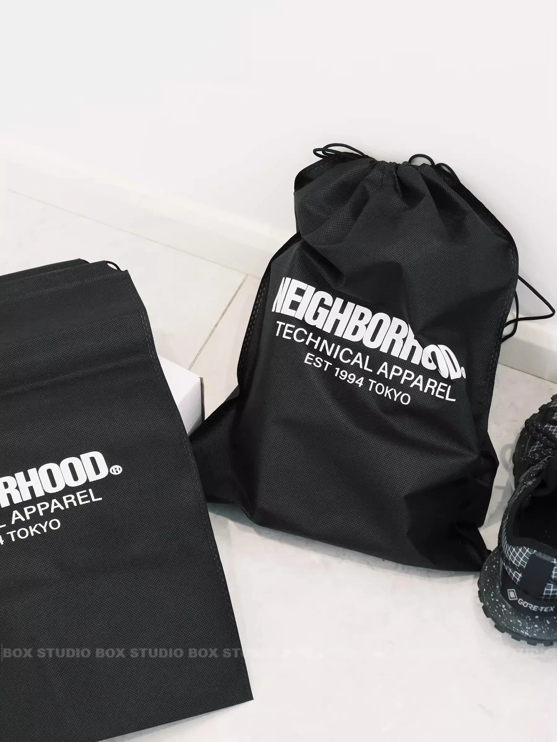 

NBHD storage bag shoe bag shoe bag daily trend NEIGHBORHOOD dustproof drawstring bag Fujiwara Hiroshi