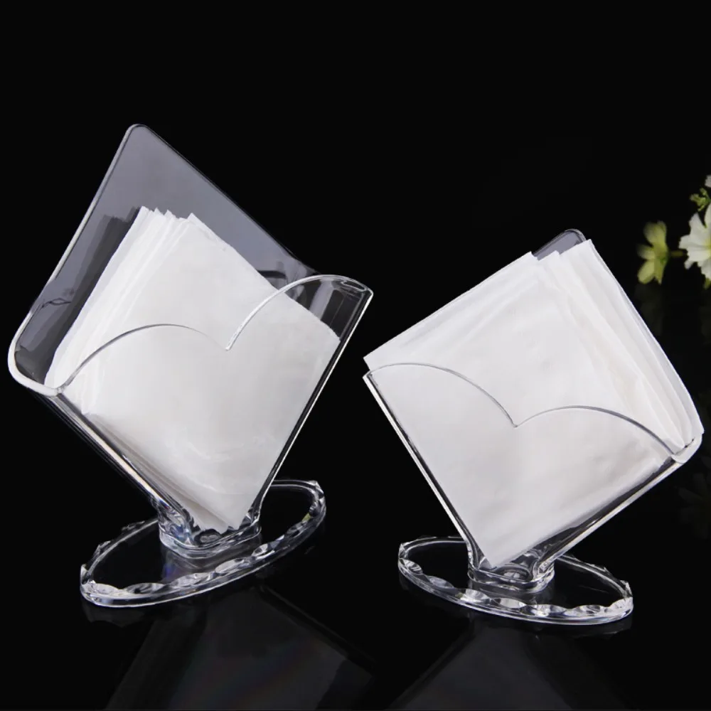 

Creative Transparent Napkin Holder Modern Durable Tissue Box Acrylic Tissue Paper Dispenser Case Home