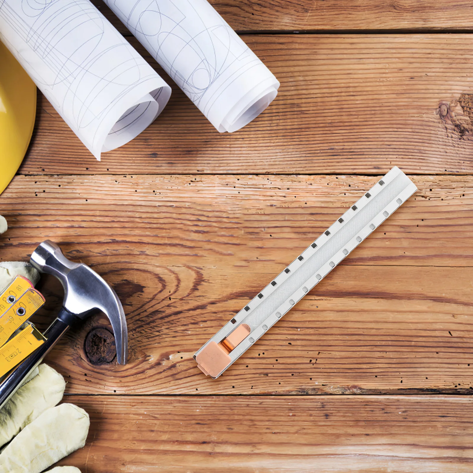 1 Set Alat Penanda Batu Sabun Baja Datar Untuk Pengelasan Aluminium Logam Besi Cor Tukang Kayu Multifungsi Talc