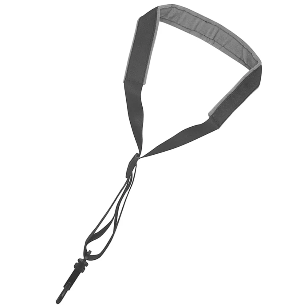 

Saxophone Strap Neck for Alto Tenor Adjustable Double Shoulder Suspenders Grey Child